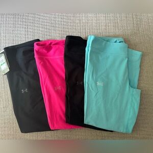 Underarmor Girls Youth Legging Bundle